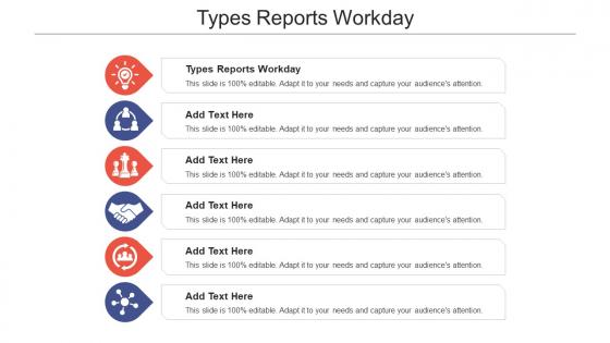 Types Reports Workday Ppt Powerpoint Presentation Model Format Cpb