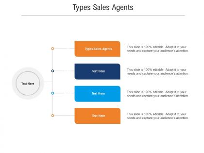 Types sales agents ppt powerpoint presentation infographic template graphics example cpb