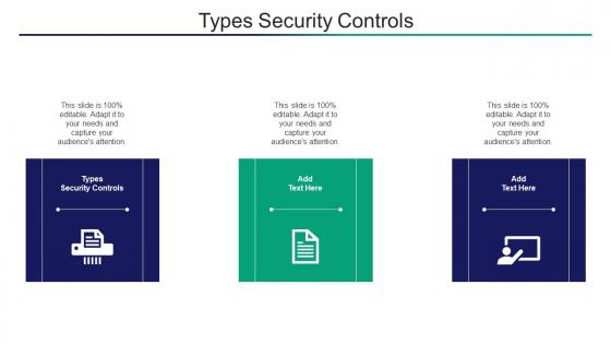 Types Security Controls Ppt Powerpoint Presentation Model Samples Cpb