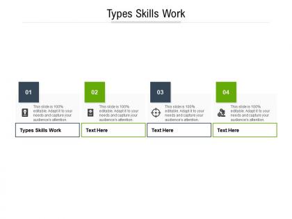 Types skills work ppt powerpoint presentation slides guide cpb