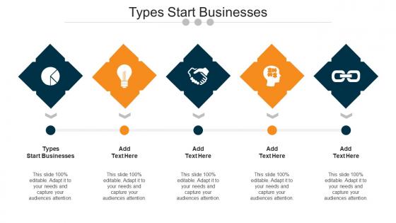 Types Start Businesses Ppt Powerpoint Presentation Background Image Cpb