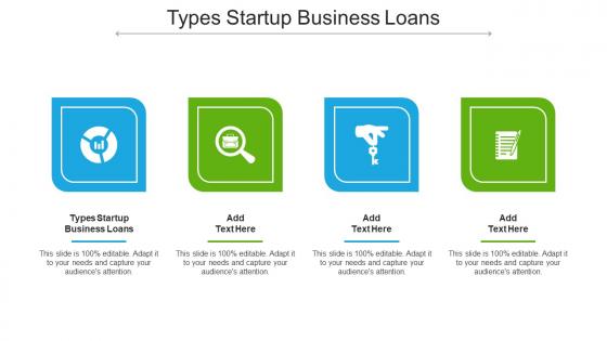 Types Startup Business Loans Ppt Powerpoint Presentation Icon Show Cpb