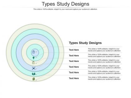 Types study designs ppt powerpoint presentation professional gridlines cpb