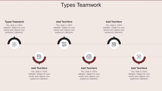 Types Teamwork Ppt Powerpoint Presentation Portfolio Visuals Cpb