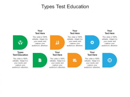 Types test education ppt powerpoint presentation outline shapes cpb