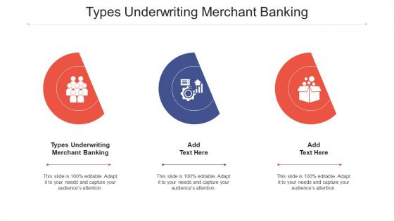 Types Underwriting Merchant Banking Ppt Powerpoint Presentation Slides Graphics Cpb