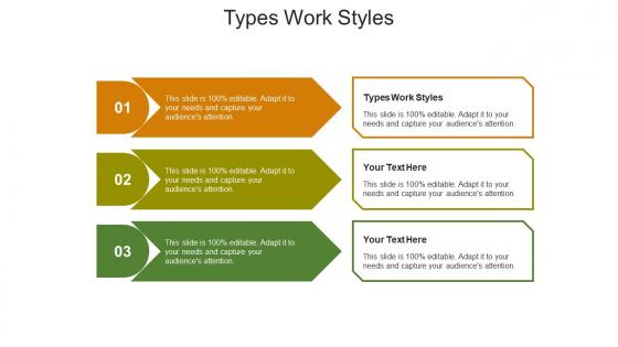 Types work styles ppt powerpoint presentation infographic template background cpb