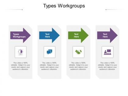 Types workgroups ppt powerpoint presentation template cpb