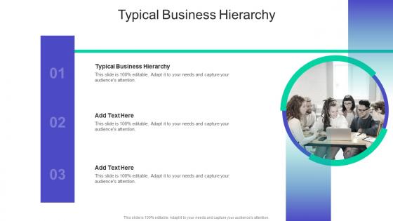 Typical Business Hierarchy In Powerpoint And Google Slides Cpb