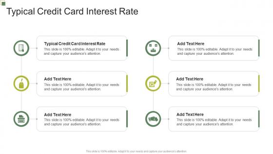 Typical Credit Card Interest Rate In Powerpoint And Google Slides Cpb