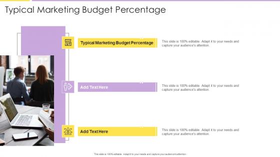 Typical Marketing Budget Percentage In Powerpoint And Google Slides Cpb