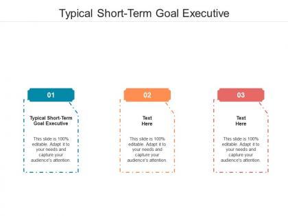 Typical short term goal executive ppt powerpoint presentation styles file formats cpb