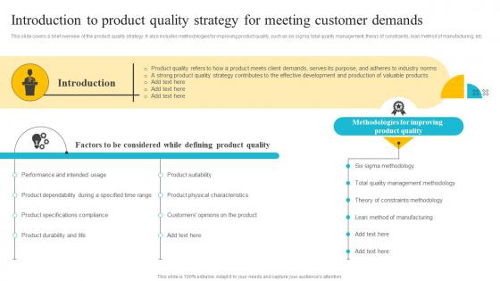 U8 Product Strategy A Guide To Core Concepts Introduction To Product Quality Strategy Ss V
