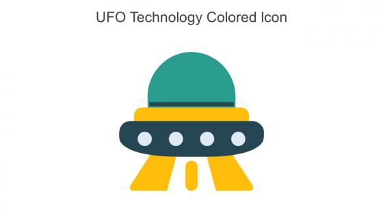 UFO Technology Colored Icon In Powerpoint Pptx Png And Editable Eps Format