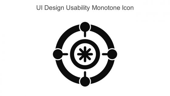 UI Design Usability Monotone Icon In Powerpoint Pptx Png And Editable Eps Format