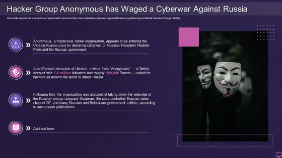 Ukraine and russia cyber warfare it hacker group anonymous has waged a cyberwar against russia
