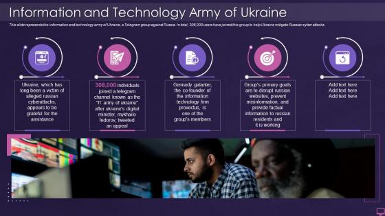 Ukraine and russia cyber warfare it information and technology army of ukraine
