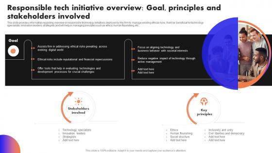 Ultimate Guide To Handle Business Responsible Tech Initiative Overview Goal Principles And Stakeholders