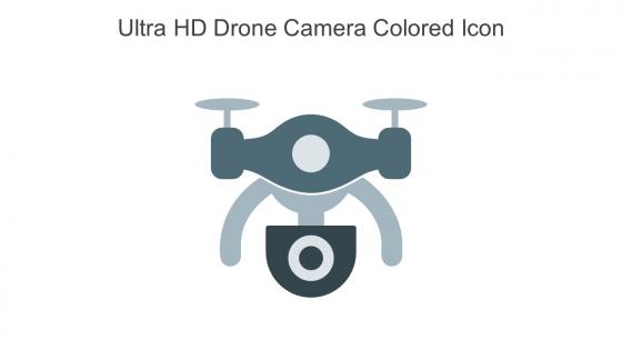 Ultra HD Drone Camera Colored Icon In Powerpoint Pptx Png And Editable Eps Format