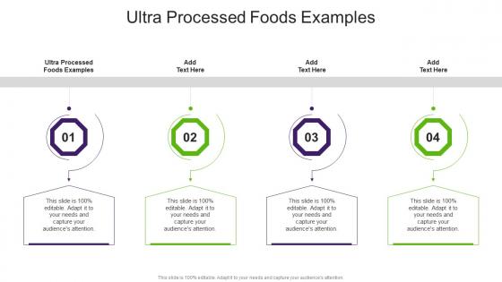 Ultra Processed Foods Examples In Powerpoint And Google Slides Cpb