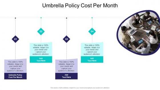 Umbrella Policy Cost Per Month In Powerpoint And Google Slides Cpb