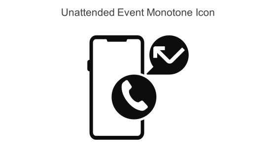 Unattended Event Monotone Icon In Powerpoint Pptx Png And Editable Eps Format