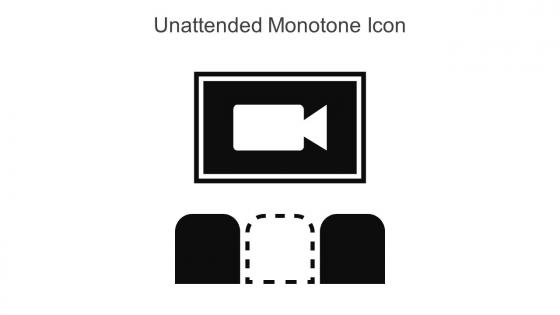 Unattended Monotone Icon In Powerpoint Pptx Png And Editable Eps Format