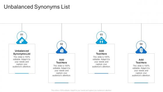 Unbalanced Synonyms List In Powerpoint And Google Slides Cpb