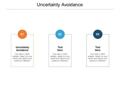 Uncertainty avoidance ppt powerpoint presentation picture cpb