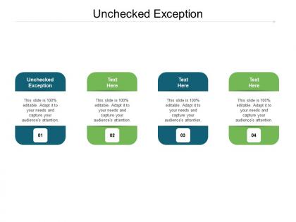 Unchecked exception ppt powerpoint presentation model layout cpb