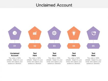 Unclaimed account ppt powerpoint presentation design templates cpb