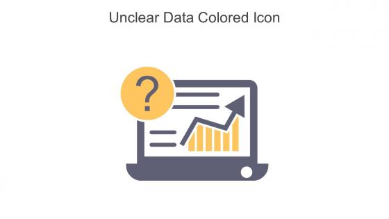 Unclear Data Colored Icon In Powerpoint Pptx Png And Editable Eps Format