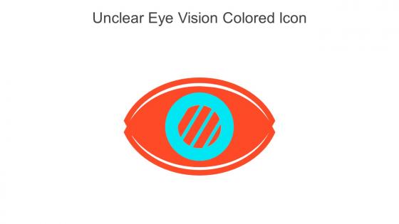 Unclear Eye Vision Colored Icon In Powerpoint Pptx Png And Editable Eps Format