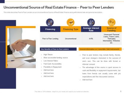 Unconventional source of real estate finance peer to peer lenders analyse real estate finance sources