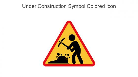 Under Construction Symbol Colored Icon In Powerpoint Pptx Png And Editable Eps Format