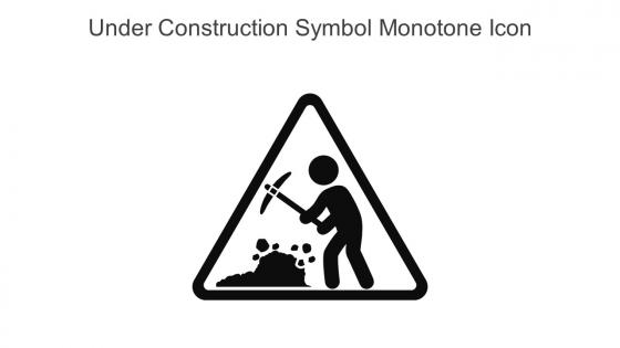 Under Construction Symbol Monotone Icon In Powerpoint Pptx Png And Editable Eps Format