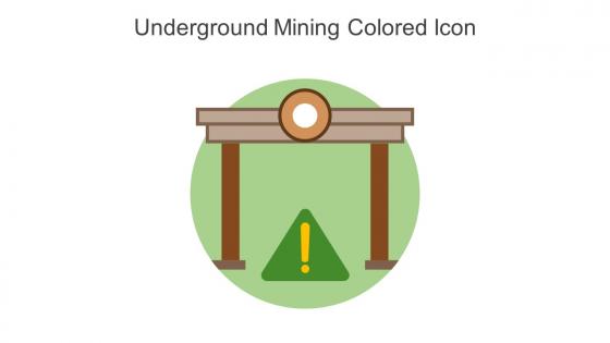 Underground Mining Colored Icon In Powerpoint Pptx Png And Editable Eps Format