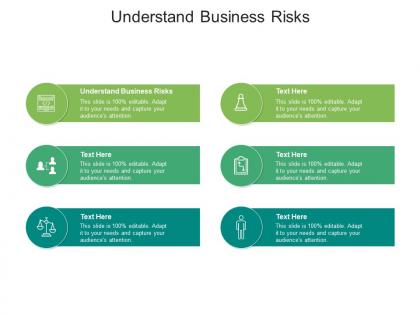 Understand business risks ppt powerpoint presentation infographic template display cpb