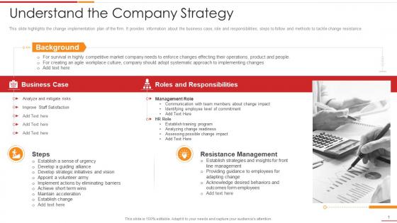 Understand company strategy ultimate change management guide with process frameworks