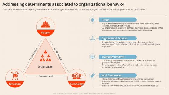 Understanding Human Workplace Addressing Determinants Associated To Organizational Behavior