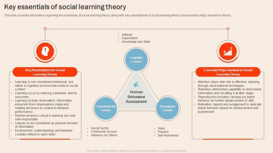 Understanding Human Workplace Key Essentials Of Social Learning Theory