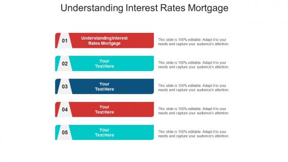 Understanding interest rates mortgage ppt powerpoint presentation show graphics download cpb