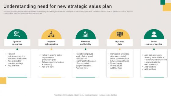 Understanding Need For New Strategic Sales Plan Implementation Guidelines For Sales MKT SS V