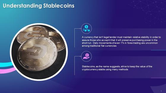 Understanding Stablecoins As A Type Of Altcoins Training Ppt