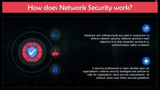 Understanding The Working Of Network Security Training Ppt