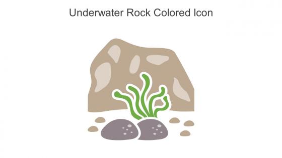 Underwater Rock Colored Icon In Powerpoint Pptx Png And Editable Eps Format