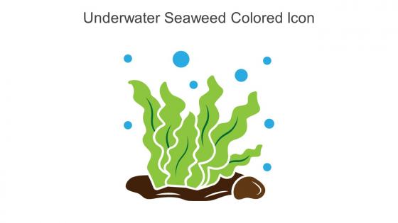Underwater Seaweed Colored Icon In Powerpoint Pptx Png And Editable Eps Format