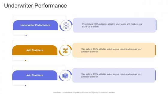 Underwriter Performance In Powerpoint And Google Slides Cpb