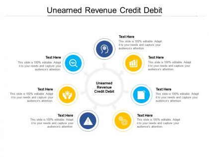 Unearned revenue credit debit ppt powerpoint presentation layouts gridlines cpb