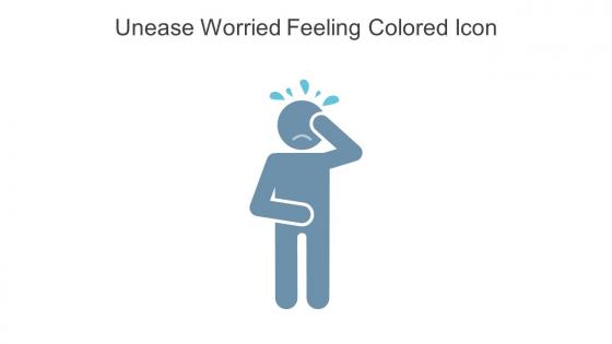 Unease Worried Feeling Colored Icon In Powerpoint Pptx Png And Editable Eps Format